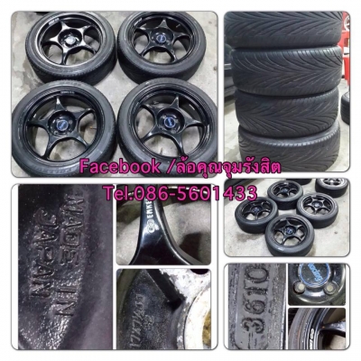 ขายแม็กซ์ Enkai Pro1 แท้!!! Made in Japan ขอบ17 4รู100+ ยางปี 10 ราคา10,900 บาท ถูกๆ ด่วนๆ