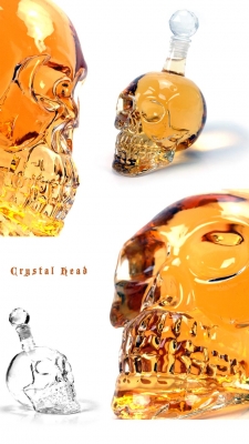 แก้วเก็บเหล้า crystal head vodka 350ml แก้วเก็บเหล้า crystal head vodka 350ml