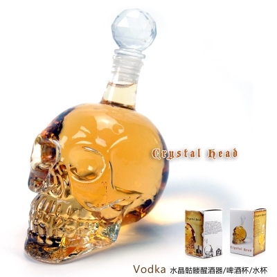 แก้วเก็บเหล้า crystal head vodka 350ml