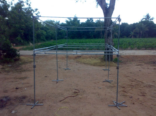 แผงเหล็กขายของ สองชั้น