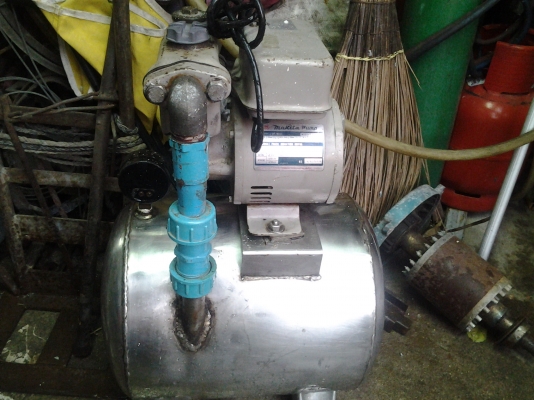 ขาย !! ปั้มน้ำมากีต้า ถังเลส พร้อมใช้งาน