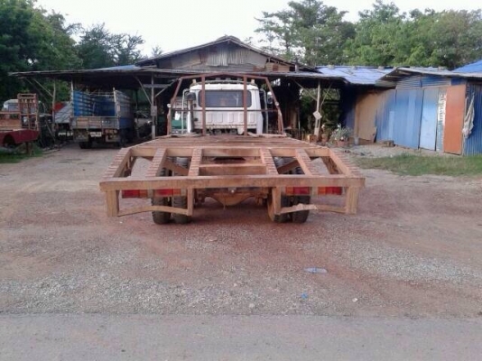 ขายสิบล้อเทเลอร์ HINO KT925 รุ่นปรับปรุง เครื่อง HO7D - 195 แรง 1 เพลา ทะเบียนพร้อม