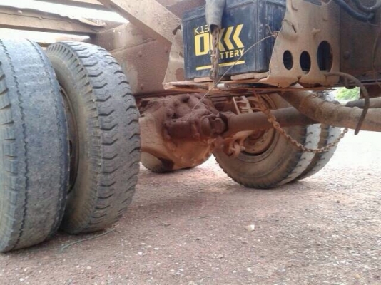 ขายสิบล้อเทเลอร์ HINO KT925 รุ่นปรับปรุง เครื่อง HO7D - 195 แรง 1 เพลา ทะเบียนพร้อม