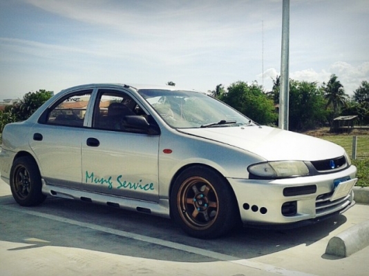 Mazda323แต่งสวยพร้อมซิ่ง ราคาโดนใจ มาก่อนได้ก่อน