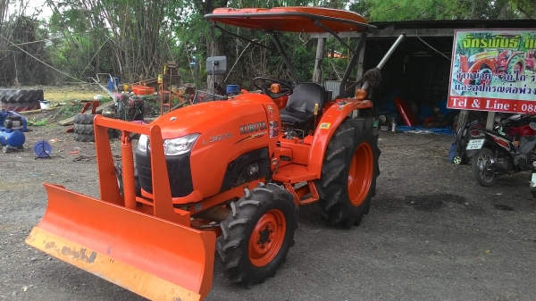 L3608 ฟรีอุปกรณ์ 2ชิ้น ใบดันหน้า โรตารี่ตราช้าง1.6  พึ่งเปลี่ยนยางหน้าใหม่ เล่มพร้อมโอน จัดโปร ส่งฟรีทั่วไทยครับผม