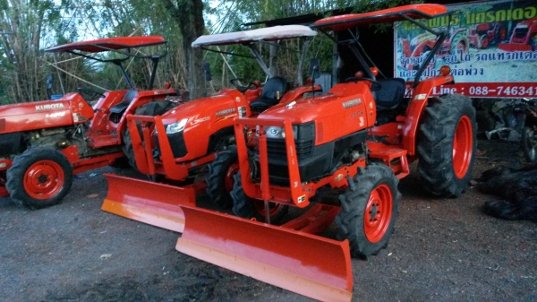 รถสวยพร้อมใช้ L4508 ใบดันหน้าพร้อมผานพรวน5*22  โปรโมชั่นพิเศษขนส่งให้ฟรีถึงที่กันไปเลยครับ