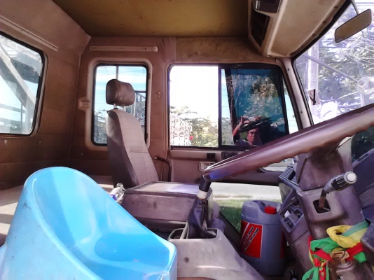 ขายเทเลอร์บรรทุกรถเกี่ยว มิตซู FN215 ฃ่วงล่างจัมโบ้ หมวกเจ๊ก