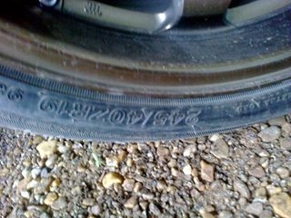 ล้อTEขอบ19 5รูF9.5 B10.5พร้อมยางปี13