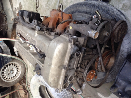 ขายเครื่องพร้อมเกียร์ nissan sr20