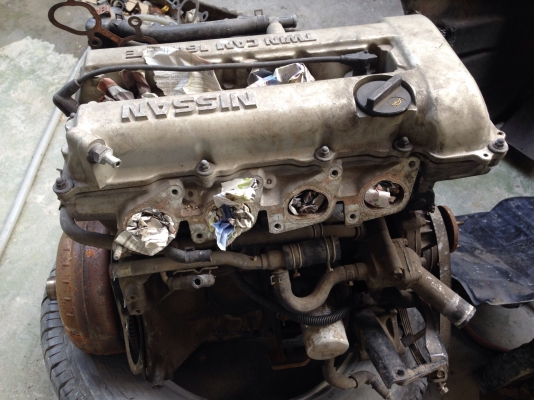 ขายเครื่องพร้อมเกียร์ nissan sr20