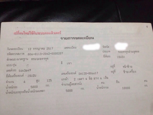 ขาย 6 ดั๊มหัวยาว ISUZU 125 แรงม้ารถสวยพร้อมใช้ สนใจโทร 0819701072