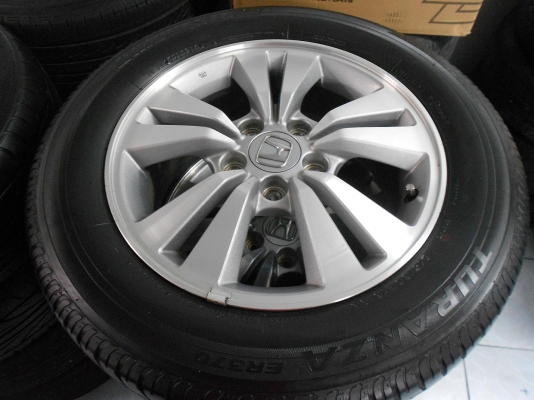 ขายล้อ Honda Accord G8 ขอบ 16 พร้อมยาง บริดสโตน 215/60/16 ปี 11 /เทิร์นได้-ใส่ฟรี