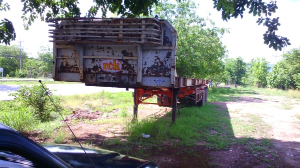 หางพื้นเรียบ RCK พื้นเรียบแบบ สามเพลา สวยเนี๊ยบ มีทะเบียน