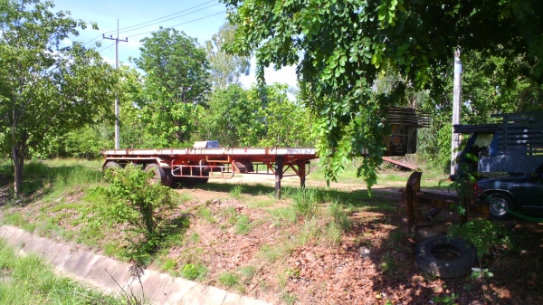 หางพื้นเรียบ RCK พื้นเรียบแบบ สามเพลา สวยเนี๊ยบ มีทะเบียน