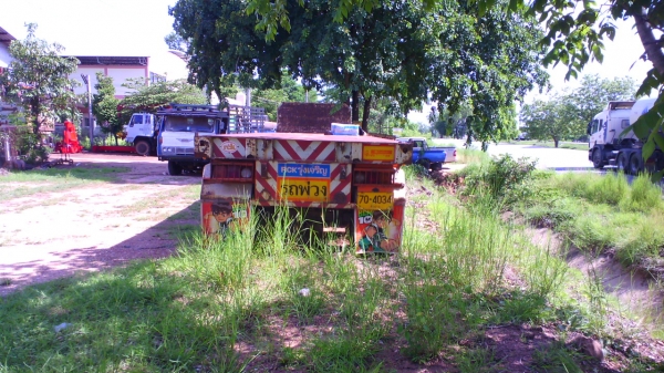 หางพื้นเรียบ RCK พื้นเรียบแบบ สามเพลา สวยเนี๊ยบ มีทะเบียน