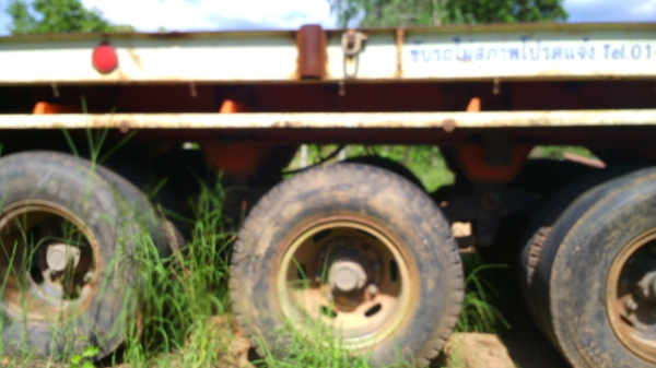 หางพื้นเรียบ RCK พื้นเรียบแบบ สามเพลา สวยเนี๊ยบ มีทะเบียน