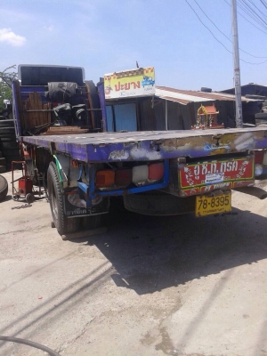 12ล้อพื้นเรียบช่วงยาว 7.50มHINO MEGA ปี48-220แรงม้า