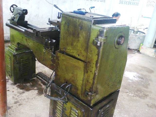 แท่นกลึง 7 ฟุต อังกฤษ 2 เพลา เกียร์บล็อกพร้อมใช้กับไฟบ้าน ถูกสุด ๆ 60,000 !!!!!!!