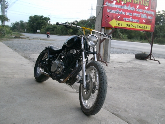 ขายรถแนวช๊อปเปอร์ เครื่องSR400 พร้อมใช้งาน มีใบอินวอยพร้อมเอกสารใบซื้อขาย เปิดราคา 29500