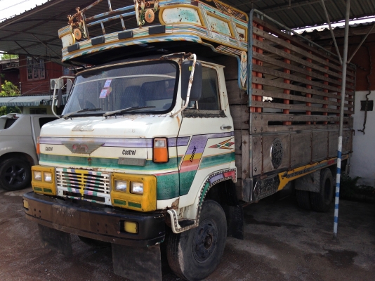 ขายkm340เครื่อง6BB 145 ยาว5เมตร กระไม้มะค่าอู่เรืองชัย