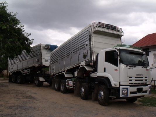 ขายดาวน์รถบรรทุกพ่วงดั้ม isuzu fyh 360 คอกเกษตร
