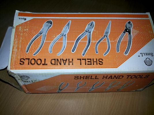 คีมตัด คีมปอก สายไฟ SHELL MADE IN JAPAN