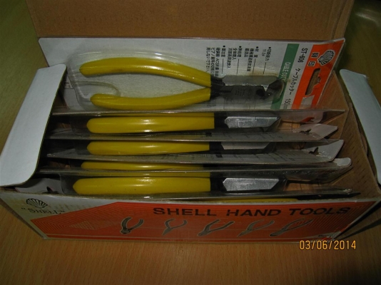 คีมตัด คีมปอก สายไฟ SHELL MADE IN JAPAN