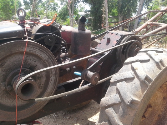 ขาย!! รถเดินตามพร้อมเครื่อง คูโบต้า 8 แรง และเทรลเลอร์  13500