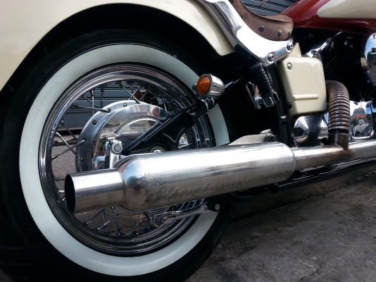 ต้ำพระราม2 ขายYAMAHA DRAGSTAR CLASSIC 400 ปี02 สภาพดีของแต่งมีท่อ บ๊อบแท้ วิ่งมา2XXXXโล