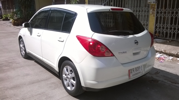 ขายถูก 08 Tiida 1.6 S สีขาวมุก สภาพสวยๆ ซื้อไปชายต่อยังคุ้ม