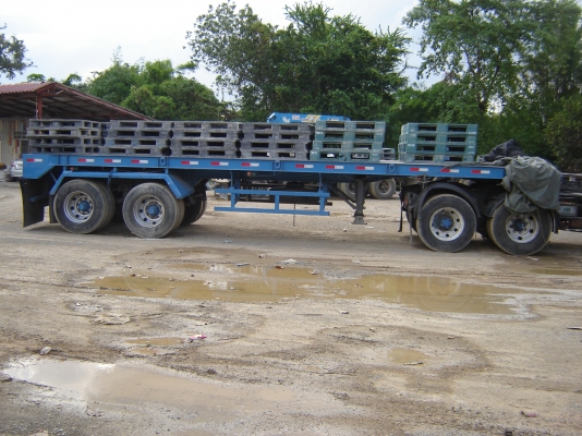 ขาย HENO หัวลากแม่พร้อมลูกสวย ๆ ซูโม่ เครื่อง EM 100  ตัวลูก 2 เพลาพื้นเรียบ  10 เมตร