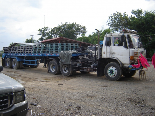 ขาย HENO หัวลากแม่พร้อมลูกสวย ๆ ซูโม่ เครื่อง EM 100  ตัวลูก 2 เพลาพื้นเรียบ  10 เมตร