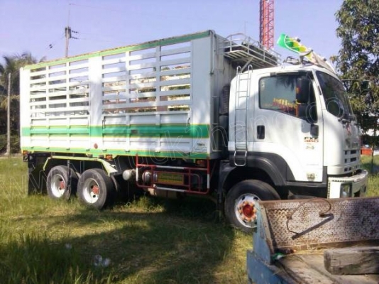 รถบรรทุก 10 ล้อ ISUZU FXZ360 พร้อมหางพ่วง 12 ล้อ รถบรรทุก 10 ล้อ ISUZU FXZ360 พร้อมหางพ่วง 12 ล้อ