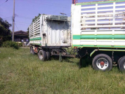 รถบรรทุก 10 ล้อ ISUZU FXZ360 พร้อมหางพ่วง 12 ล้อ รถบรรทุก 10 ล้อ ISUZU FXZ360 พร้อมหางพ่วง 12 ล้อ