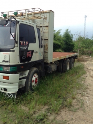 ขายรถบรรทุกพื้นเรียบ HINO 3M เครื่องเดิม 240 แรง ปี 37 ทะเบียนพร้อม