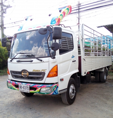 6 ล้อกลาง  *Euro.2*  HINO  MEGA  FC4J 150 แรงม้า *ยาว 5.50 ม.* รถสวยจริง *รถห้างแท้* สภาพพร้อมใช้งาน * มีเล่มพร้อมโอน