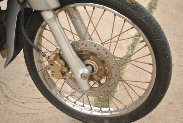 ขาย honda wave110 รุ่นดีสเบรค สีเทาดำ ราคา11500 บาท