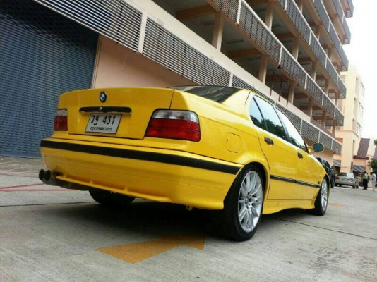 ขายE36 BODY 325  เครื่อง1J-GE ติดLPG ชุดแต่งM3  ล้อM5  ฝาหน้าCARBON สีเหลืองY77 FERARI รถสวย สีสวย มีเสน่ห์
