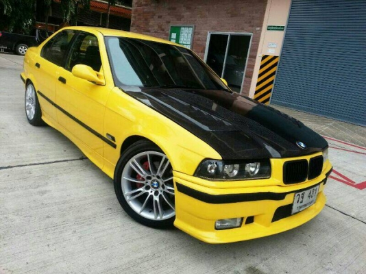 ขายE36 BODY 325  เครื่อง1J-GE ติดLPG ชุดแต่งM3  ล้อM5  ฝาหน้าCARBON สีเหลืองY77 FERARI รถสวย สีสวย มีเสน่ห์