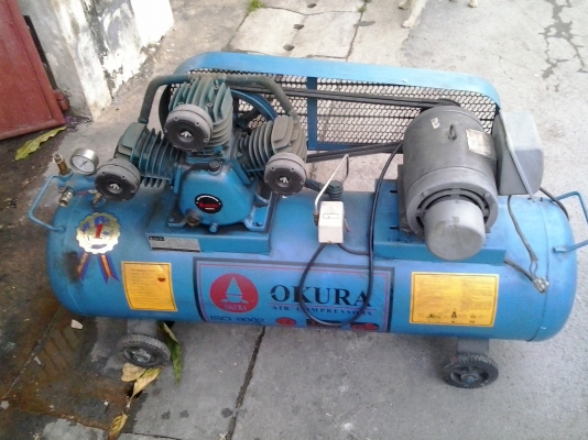 ขาย ปั๊มลม 3 สูบ 2 แรง 160 ลิตร ใช้ไฟ 220V