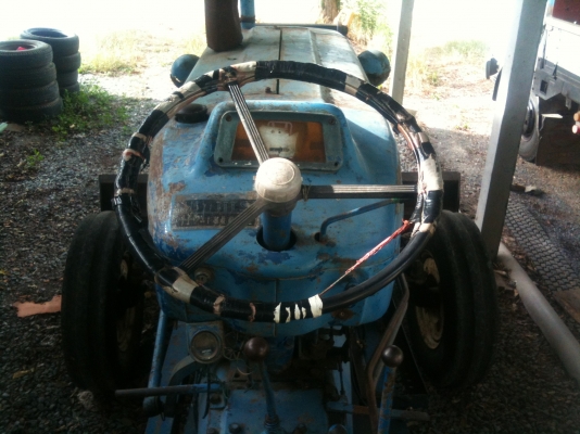 ขายรถไถฟอร์ด FORD 5000 รุ่น 68 ดันหน้าไคเฮงหลี ผาน 7 CMT