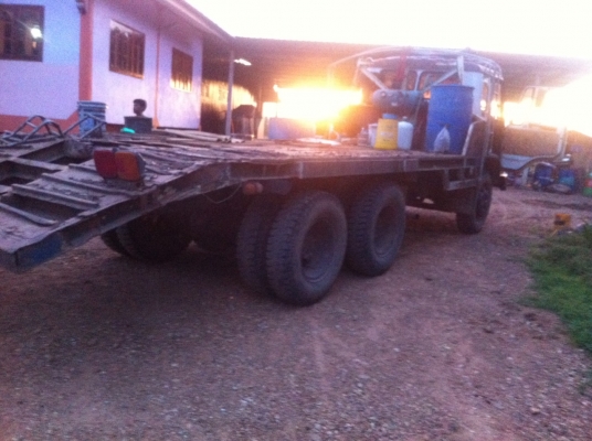 ขายสิบล้อ เทรลเลอร์2เพลา เบรคทริฟฟี่ เครื่องHO7C คัชชีสวยเครื่องดี ยางพร้อมใช้ทั้ง10เส้น เอกสารเล่มทะเบียนพร้อมโอน