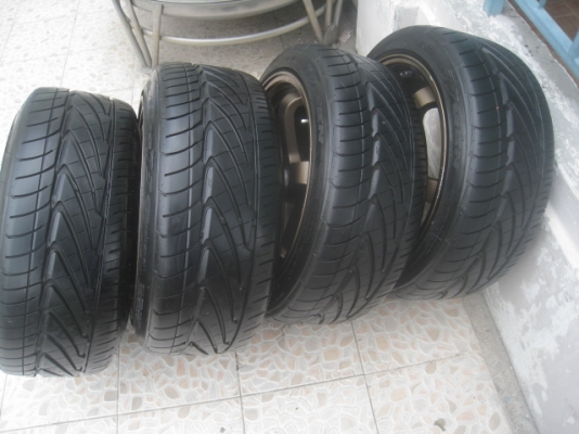 ขายล้อแม็กมือสอง TE37sl 17"x หน้า 8" et35,หลัง 9" et40 4รู100 +ยางปี13 สนใจติดต่อเล็กคลองสามครับ 081-3747940