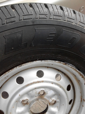 ขายล้อ ขอบ 14  ขนาด 5 รู TOYOTA ไมตี้ TEL.081-427-3941