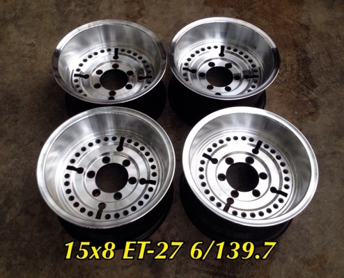 ขายล้อ VR-VIII JAPAN 15x8 ออฟ-27 6/139.7 ออฟลึกๆ สวยกริ๊ป