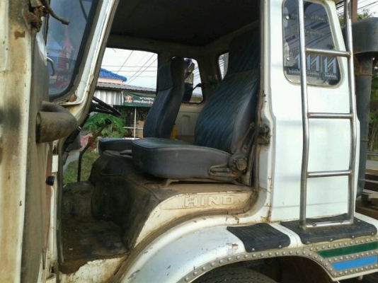 10ล้อเทเลอร์ บรรทุกแบคโฮ HINO KT925 เครื่องHO7D บรรทุก200