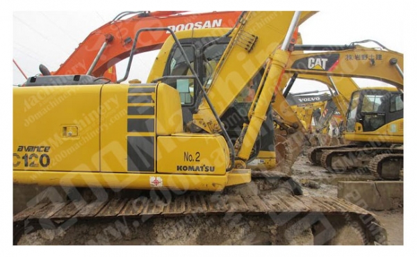 รถแบคโฮมือสอง Komatsu PC120-6 สภาพรถเยี่ยม 090-268-2646 พร้อมจัด ไฟแนนซ์
