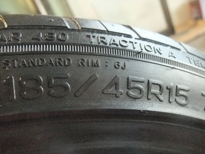 ยาง Nankang 185/45/15 ปี 12