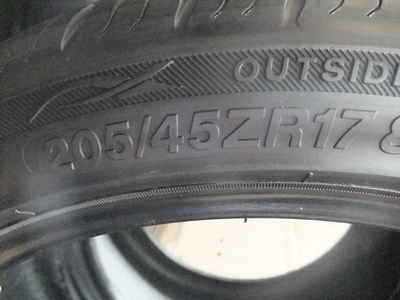 ยางจีน 205/45/17 ปี 12