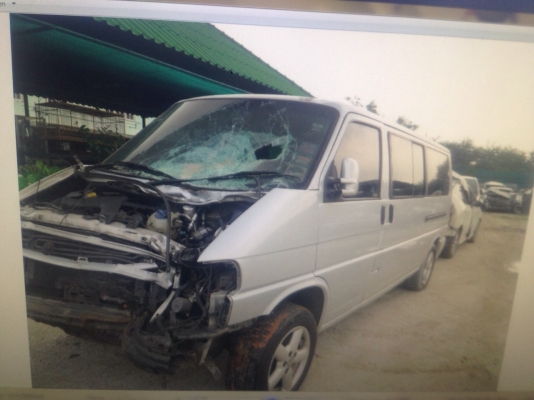 ขายซาก VOLKSWAGEN CARAVELLE 2.8 GL VR6 สีเทา ปี2002 พร้อมเล่มโอนลอย